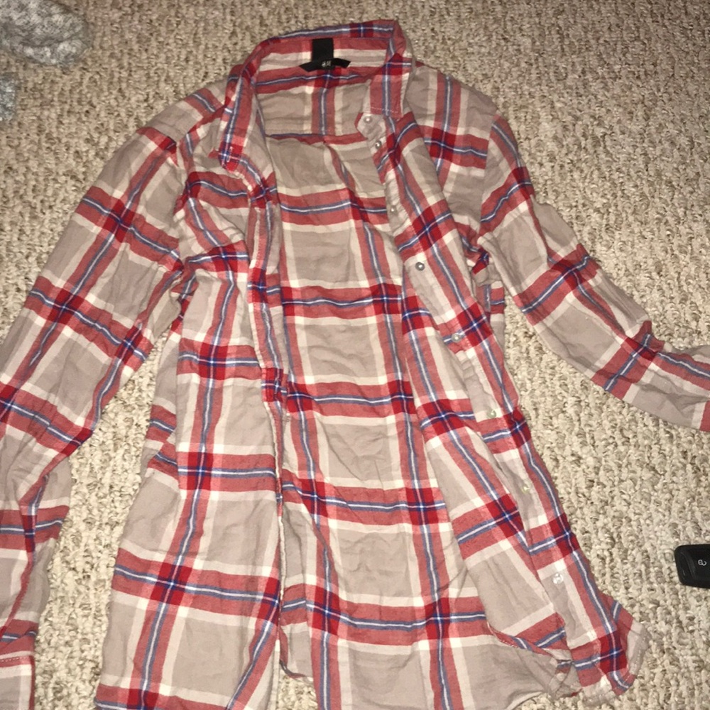 H&M light, soft flannel